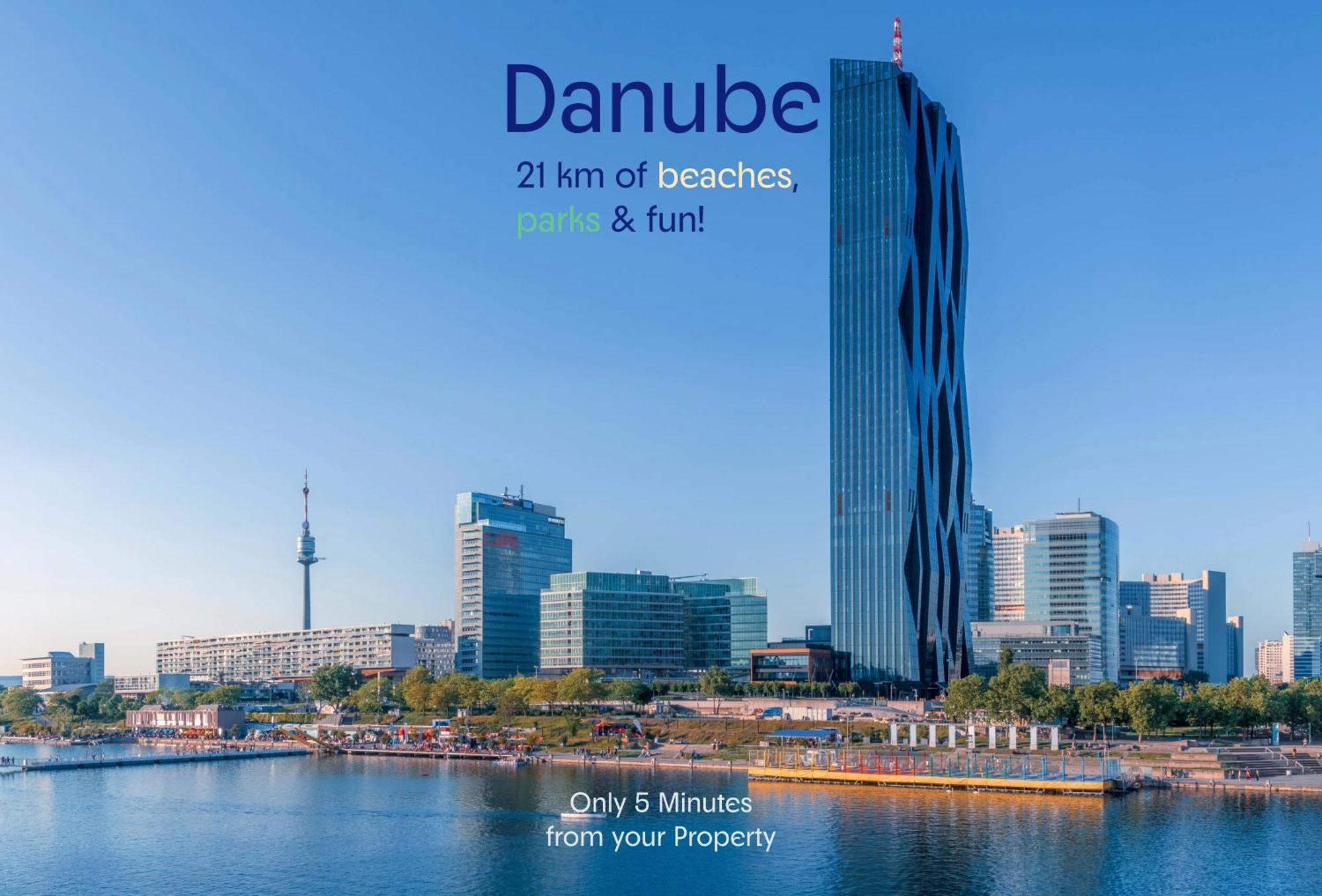 Joyful 2br Apt. @ Millenium Tower And The Danube Apartment Vienna